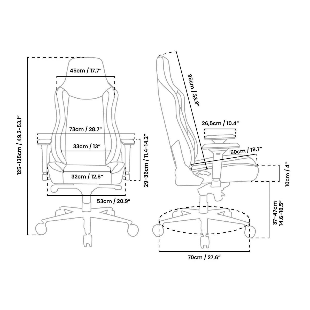 Arozzi Vernazza Office and Gaming Chair Unique Velvety Texture with Memory Foam Lumbar Support 4D Armrest - thumbnail 6