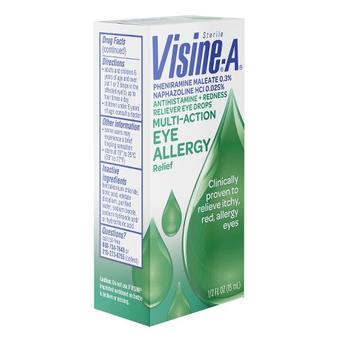Eye Allergy Drops >> Visine A Eye Allergy Relief Eye Drops 5 Oz Target Eye Allergy Drops >> Visine A Eye Allergy Relief Eye Drops 5 Oz Target