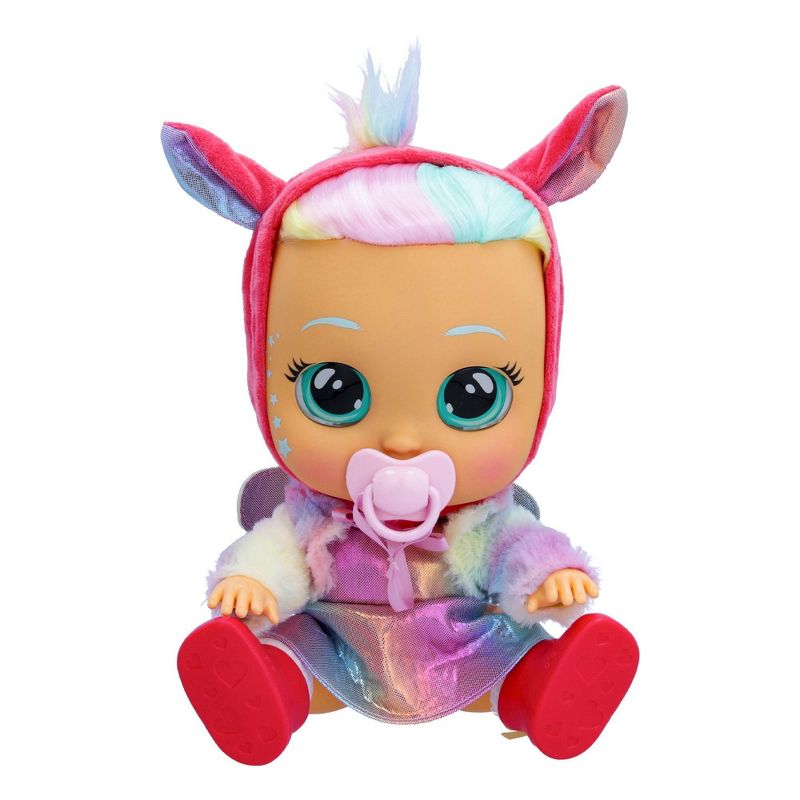 Cry Babies Dressy Fantasy Hannah 12&#34; Baby Doll Pegasus Themed Outfit, 1 of 6