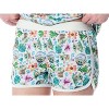 Star Wars Women's The Mandalorian The Child Sleep Pajama Set Short White - 3 of 4