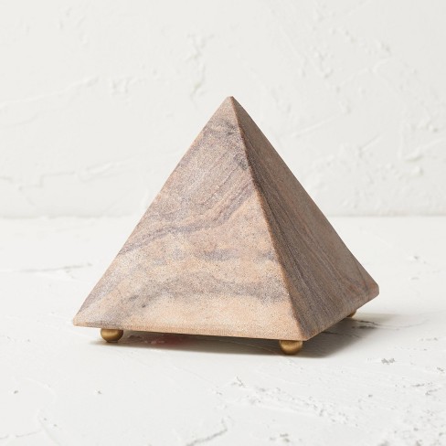Decorative Stone Pyramid - Opalhouse™ designed with Jungalow™ - image 1 of 3