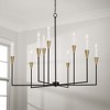Capital Lighting Avant 9 - Light Chandelier in  Aged Brass/Black - 2 of 4