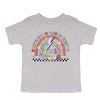 The Juniper Shop First Day First Grade Rainbow Toddler Short Sleeve Tee - 2 of 4