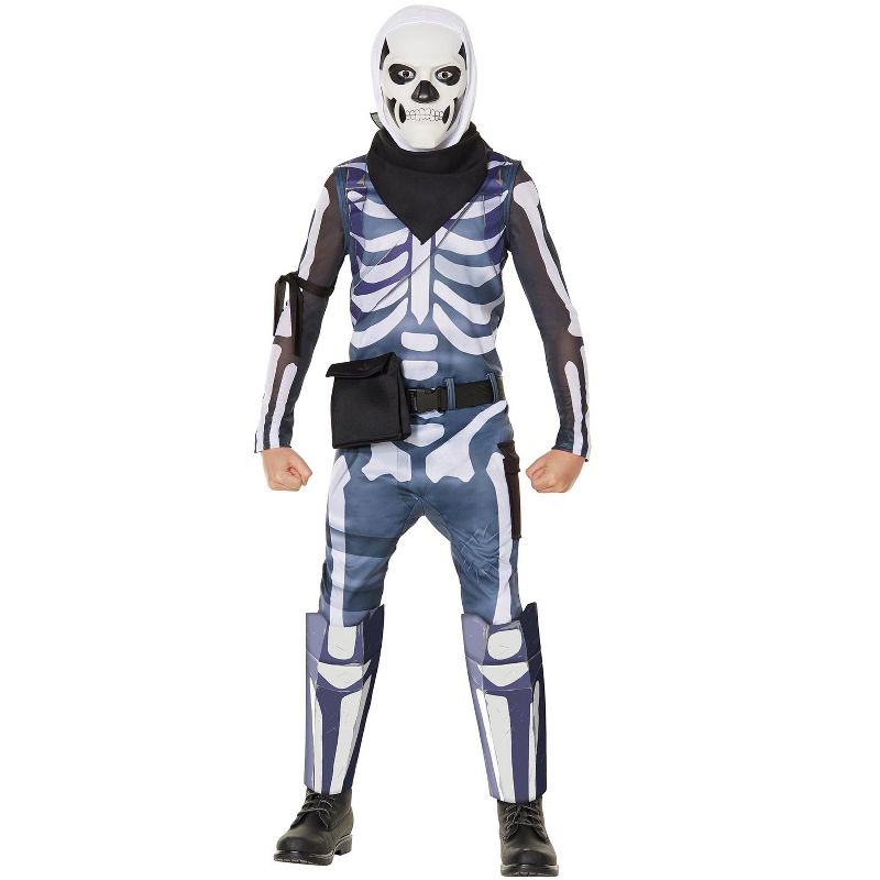 Fortnite Skull Trooper Child Costume, 1 of 3