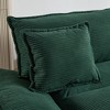 Airsurfer Corduroy Loveseat Sleeper Sofa, Comfy Upholstered Couch with Pillows, Deep Seat for Bedroom, Living Room, Apartment, Office, Dorm - 4 of 4