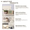 47.6 in H × 15.7in W Wall Mounted Full Body Mirror with Multifunctional Design Panel - 4 of 4