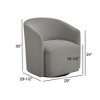 NicBex Swivel Barrel Chair Accent Chair, Modern Luxury Living Room Chair Comfy Chair for Office, Bedroom - 3 of 4