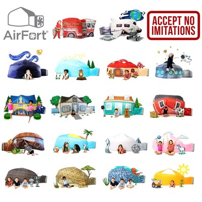 Mod About Gray Inflatable Kids Play Fort Tent