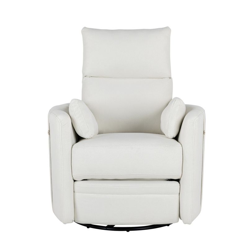 360 Degree Swivel Recliner, Manual Rocker Chair with 2 Removable Pillows - ModernLuxe, 5 of 14