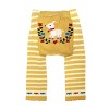 Wrapables Baby and Toddler Animal Leggings (Set of 3), 6 to 12 months, Friendly Faces - 3 of 4