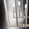 Urban Ambiance Luxury Modern Indoor Chandelier,  30-7/8''H x 24"W x 24''D,  Brushed Nickel Finish, UHP4568 - 4 of 4