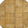 Peach Gray And Charcoal Patchwork Washable Indoor Outdoor Area Rug - 4 of 4