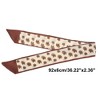 Unique Bargains Women's Flower Print Scarf Headband 1 Pc - 4 of 4
