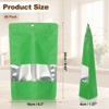 Unique Bargains Matte Metallic Aluminum Foil Zip Closure Food Storage Containers 60 Pcs - 2 of 4