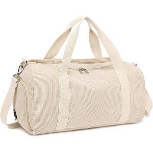 Generic Duffle Bag for Gym Sports Women Girls Workout Travel Bag Weekender with Shoe Compartment - 1 of 4