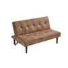 JUJABU Modern Fashion Sofa Bed with Adjustable Backrest and Charging Port, Suitable for Living Room, Bedroom - 2 of 4