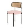 FONTOI Accent Chairs, Stylish Hardback Design with Comfortable Seat Padding, Compact Pair for Small Areas, 2PCS, Pink, 19.7"*16.5"*29.9" - 3 of 4