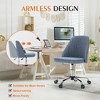 RISOKEYS Office Chair, Modern Cute Rolling Seating with Wheels, Comfortable Back Seat Armless for Home,Bedrooms,Study,Make-Up, Dressing Room - 4 of 4