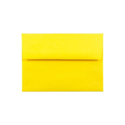 Jam Paper Smooth Colored Paper 24 Lbs. 8.5 X 11 Yellow Recycled 50