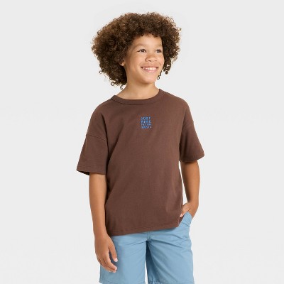 Boys' Short Sleeve Relaxed Fit T-Shirt - Cat & Jack™