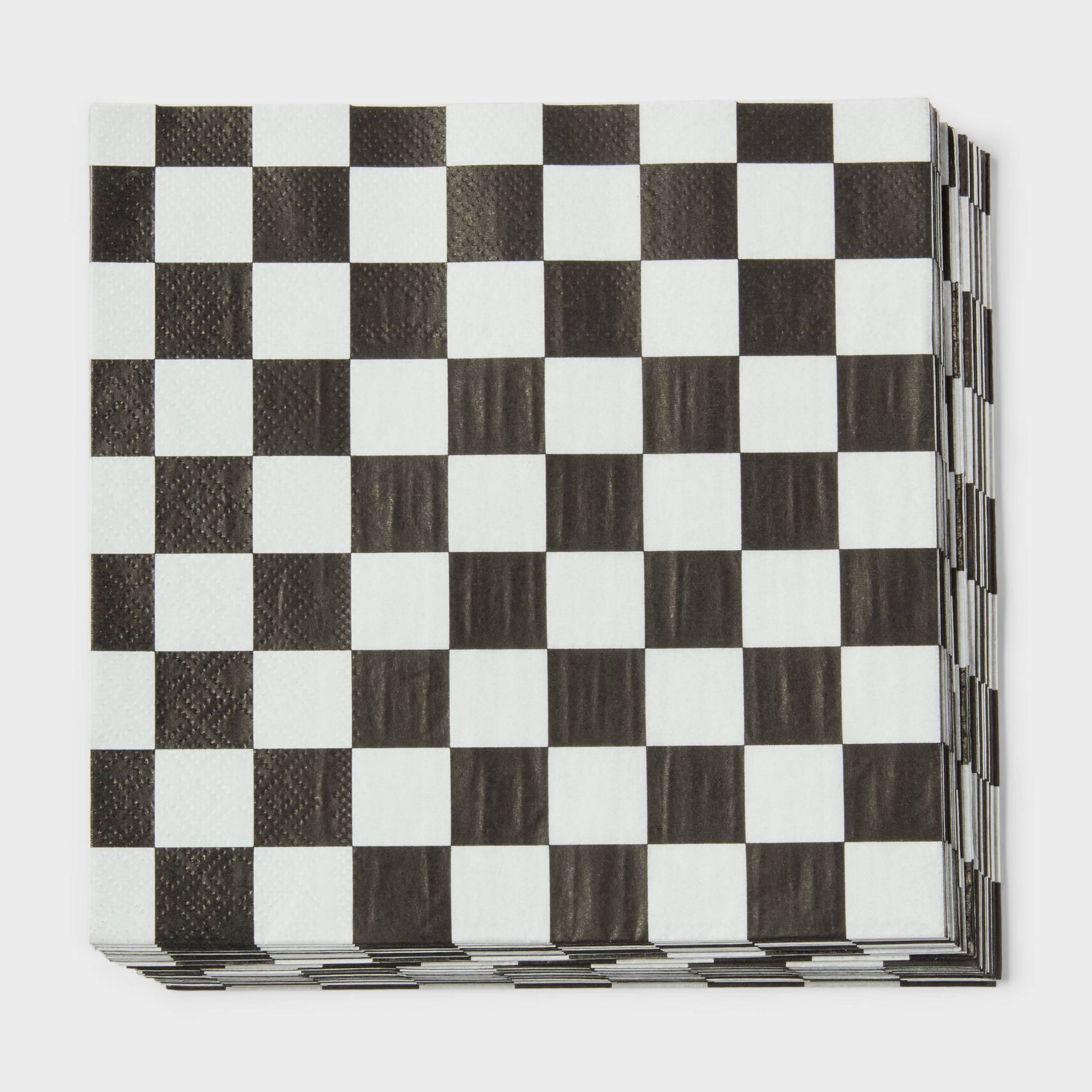 Checkered Print Lunch Napkin 30ct - Spritz™