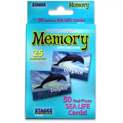 Stages Learning Materials Photographic Memory Matching Game, Sea Life
