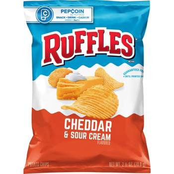 Ruffles Cheddar & Sour Cream Potato Chips - 2.5oz