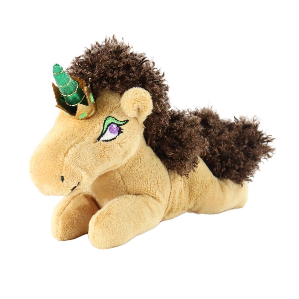 Animal Adventure 10.5'' Afro Unicorn Stylable Mane Plush Tan
