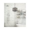 Elegant Lighting Elise 14 inch pendant in black - 2 of 4