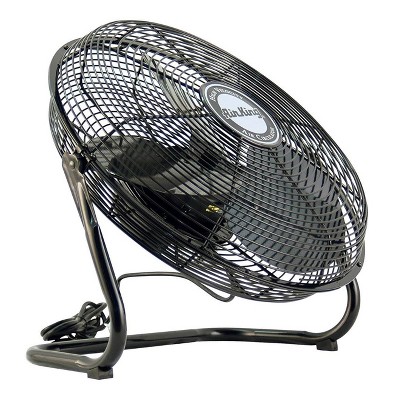 Air King 18" Black Powder-Coated Steel Industrial Floor Fan Set