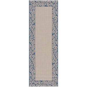 Courtyard CY0727 UV & Stain Resistant Non-Shedding Power Loomed Indoor/Outdoor Rugs - Safavieh - 1 of 4