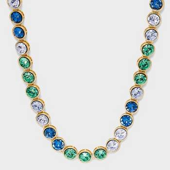 Glass Statement Necklace - A New Day™ 