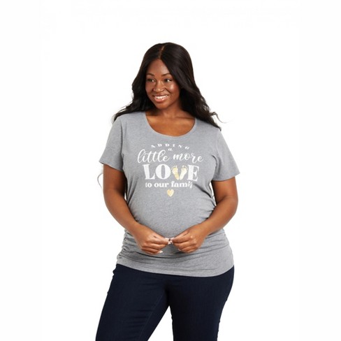 Motherhood Maternity Plus Size Side Ruched Maternity Top Target