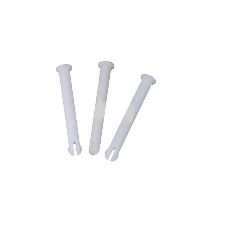 Pool Central Long Lock Pins For Swimming Pool Vacuum Handles  Accessory 3pc 2"- White, 1 of 2