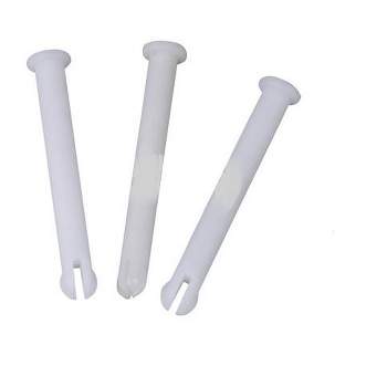 Pool Central Long Lock Pins For Swimming Pool Vacuum Handles  Accessory 3pc 2"- White