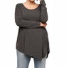 Women's Asymmetric Long Sleeve Top - umgee - 3 of 3
