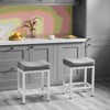 MAYEERTY Bar Stools Set of 2, Kitchen Stools for Kitchen Island, Dining Table - 2 of 4
