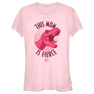 Junior's Women Jurassic World T. Rex This Mom is Fierce T-Shirt - 1 of 4