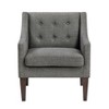 Okak Accent Chair Contemporary Living Room Chair with Upholstered Button-Tufted Fabric Cushion Comfy Armchair for Reading Room Bedroom - 4 of 4