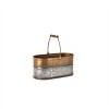 Oval Metal Bucket with Handle (Set of 2) - 3 of 3