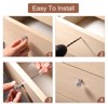 Unique Bargains Crystal Cabinet Knobs with Screw for Cupboard Wardrobe 10 Pcs - 3 of 4