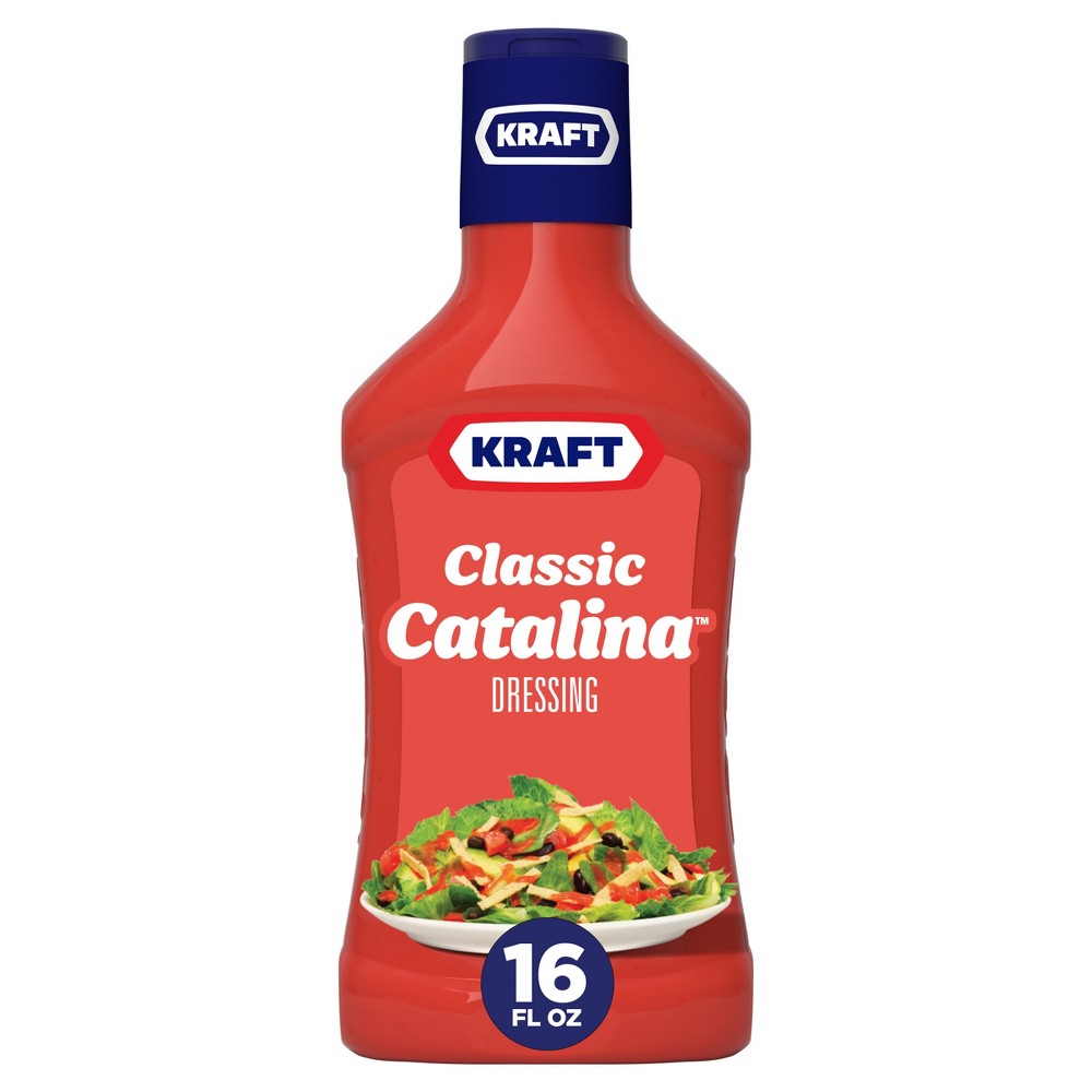 UPC 021000644698 product image for Kraft Classic Catalina Salad Dressing 16fl oz | upcitemdb.com