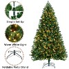Yaheetech 4.5Ft/6Ft/7.5Ft/9Ft/12Ft Pre-lit Spruce Artificial Christmas Tree with 150 Incandescent Warm White Lights - 4 of 4
