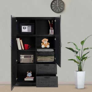 Home Imports Emporium 40” Extra Wide Multipurpose Bedroom Storage Cabinet, 71” Tall Pantry Storage Cabinet with Adjustable Shelves - 1 of 4