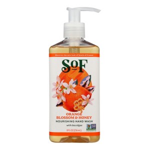 South of France Orange Blossom and Honey Nourishing Hand Wash - 8 fz - 1 of 4