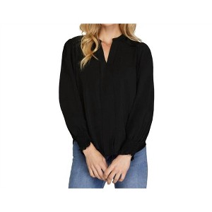 Women's Millie Long Sleeve Front Pleats Top - SHE + SKY - 1 of 2