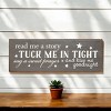 Slickblue Sweet Goodnight Quote Sign, 3.5x10 Rustic Knotty Pine Wood Plaque, Wall or Shelf Decor - 3 of 3