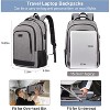 CLUCI Laptop Backpack for Men Women School Backpack College Bookbag for Men Water Resistant Travel Work Backpacks - 3 of 3