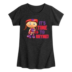 Girls' - Super Why - Its Time To Rhyme-Girls Toddler And Youth Fitted Short Sleeve Graphic T-Shirt Fitted Short Sleeve Graphic T-Shirt - 1 of 4