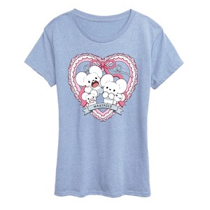 Women's - Pokémon - Maushold 4 Coquette Short Sleeve Graphic T-Shirt - 1 of 2